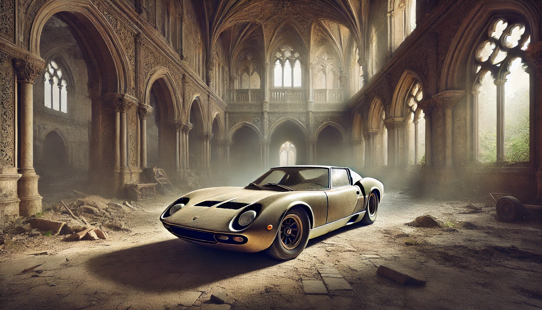 A Palace of Secrets: The Astonishing Discovery of a 1972 Lamborghini Miura Lost for Decades